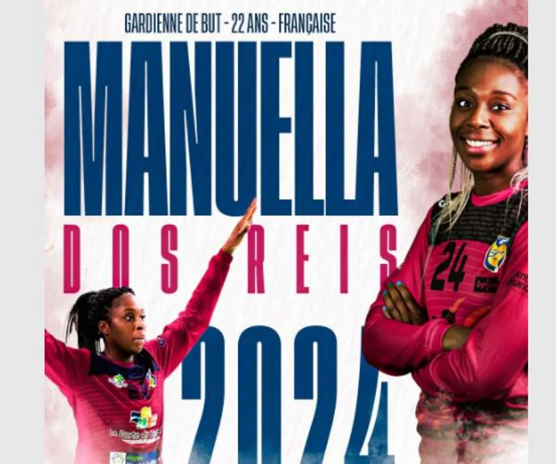 La jeune gardienne de but Manuella Dos Reis qui a signé à Dijon jusqu’à 2024